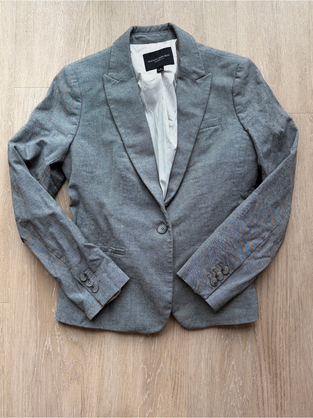 Banana republic light gray blazer